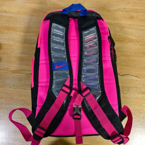 Nike Black Backpack with Pink and Purple Highlights - Picture 2 of 4